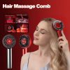 Electric Red Light Scalp Massage Therapy Comb With  Anti Hair Loss Liquid Oil Applicator